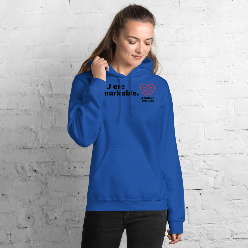 Act4love™ Uplifting Women Hoodie – Black Text (Limited Edition)