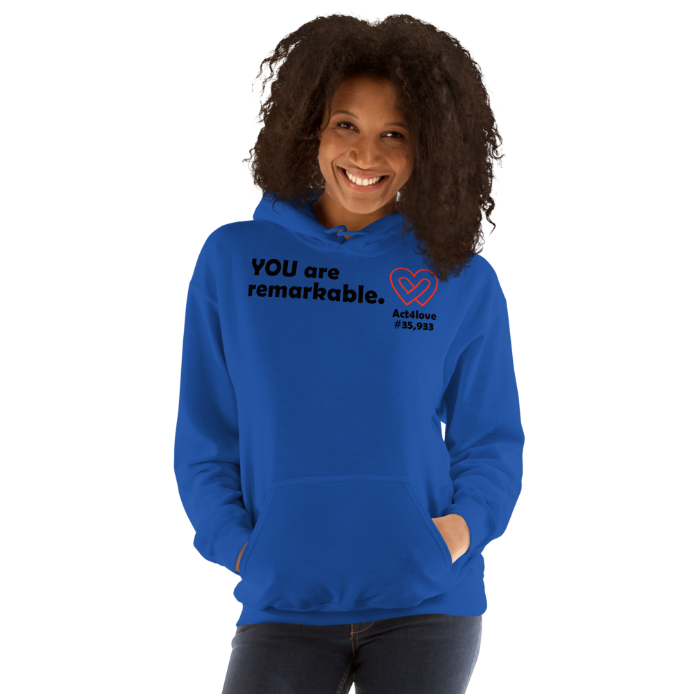Act4love™ Uplifting Women Hoodie – Black Text (Limited Edition)