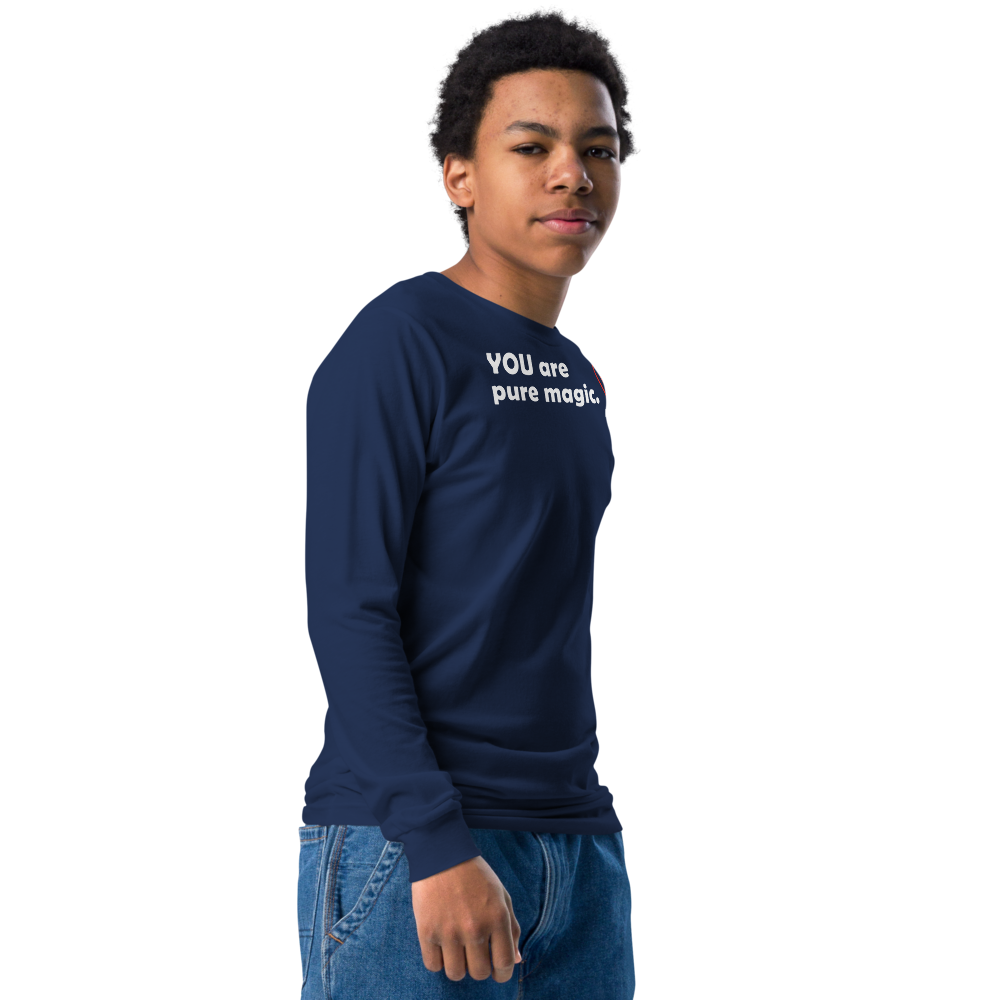 Act4love™ Uplifting Kid Long Sleeve Tee – White Text (Limited Edition)