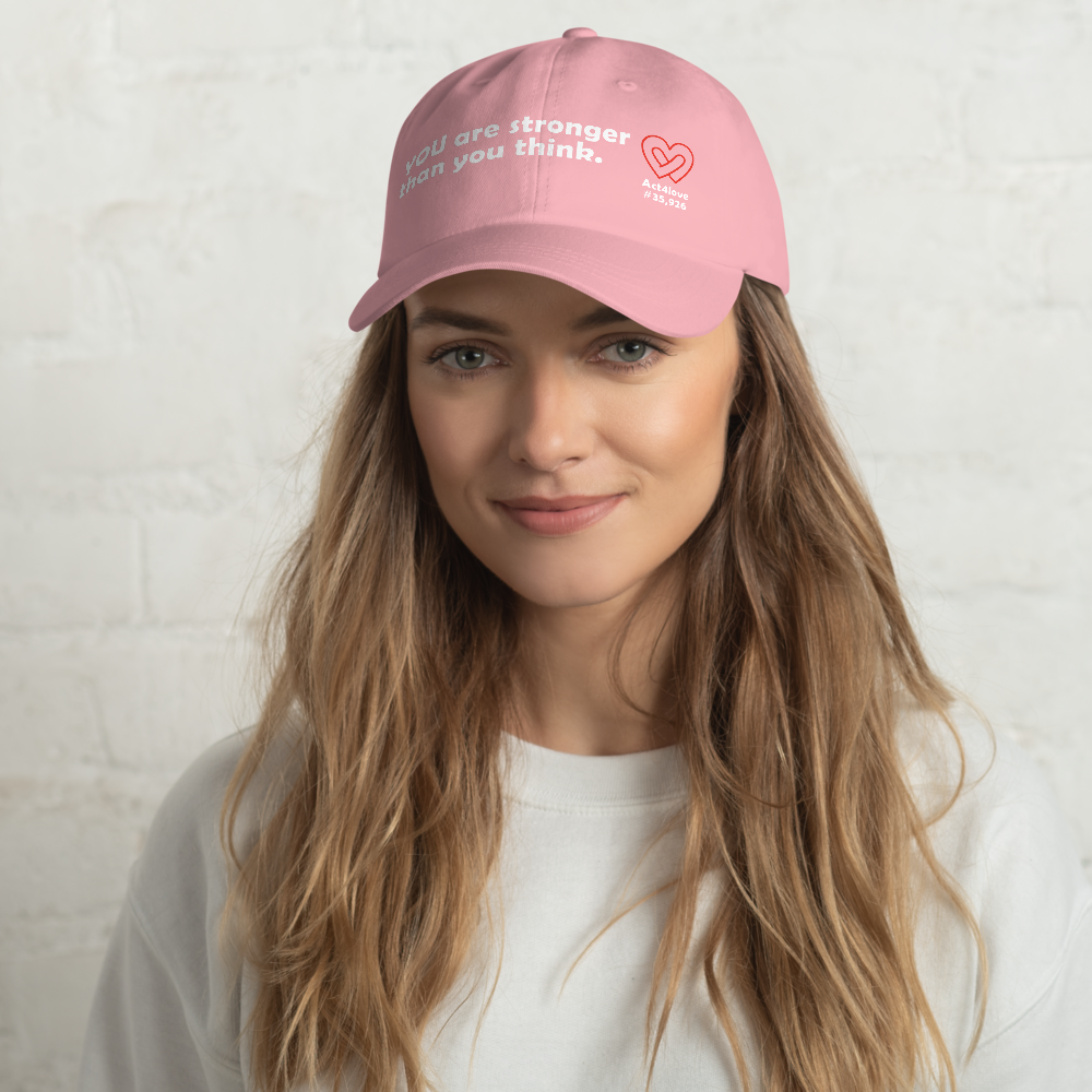 Act4love™ Uplifting Cap – White Text (Limited Edition)