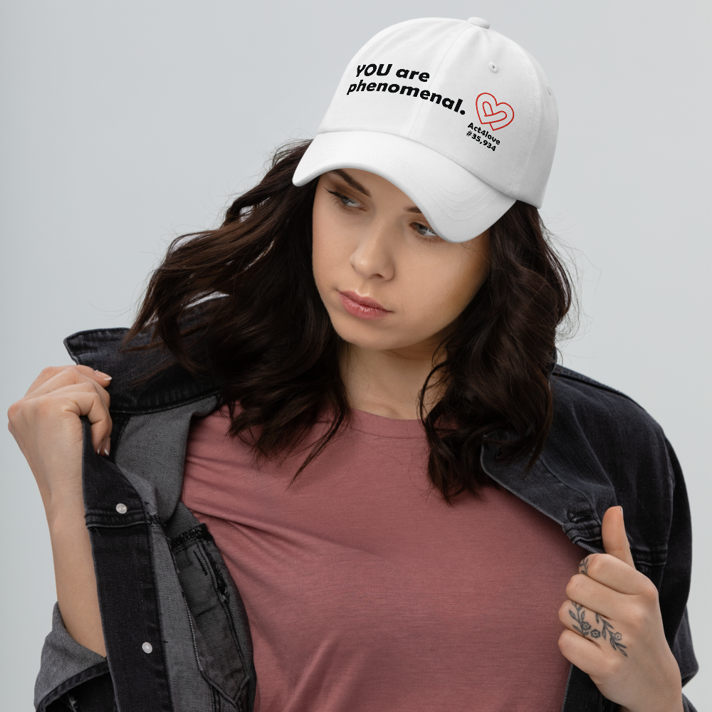 Act4love™ Uplifting Cap – Black Text (Limited Edition)
