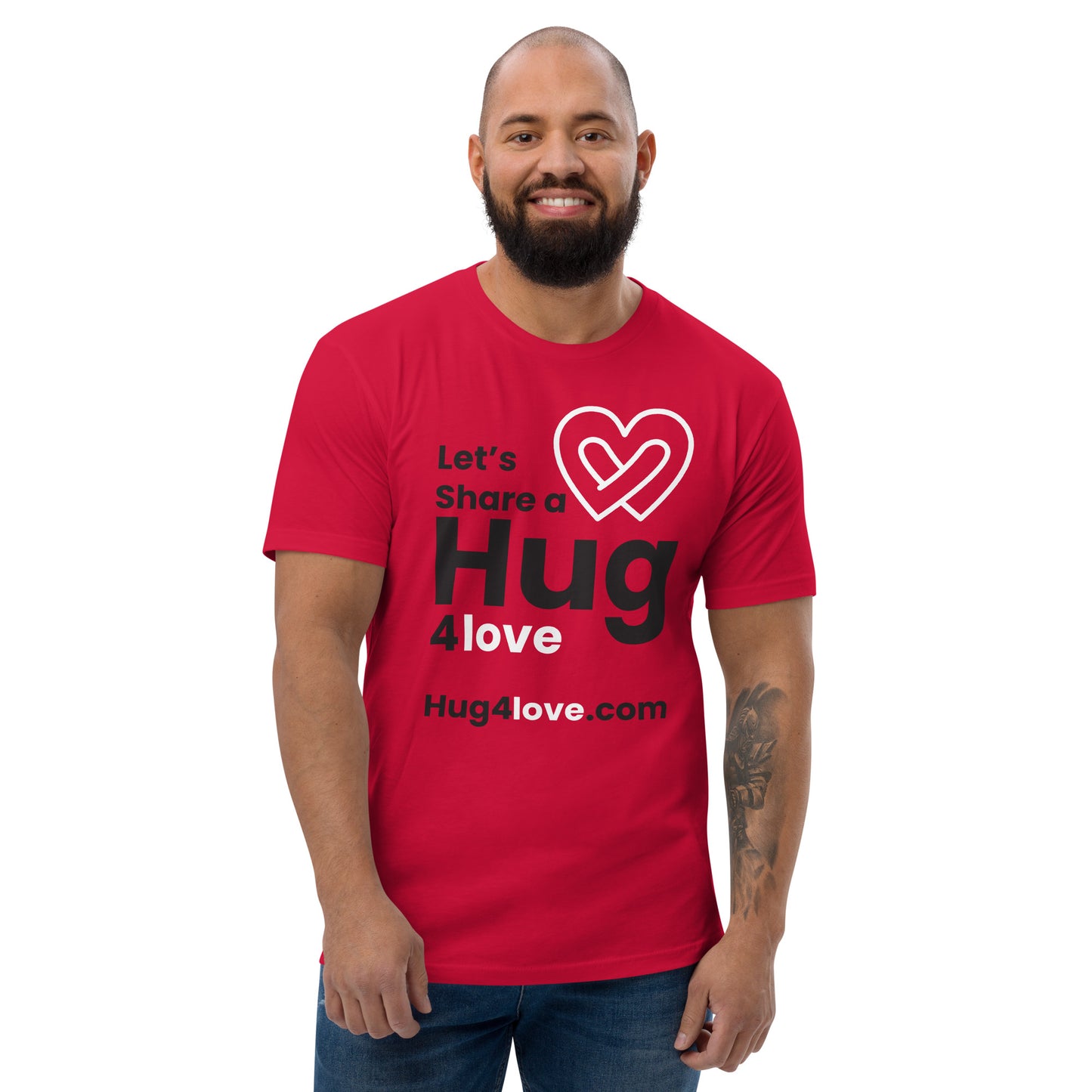 Hug4love™ Men Short Sleeve ajusted T-shirt