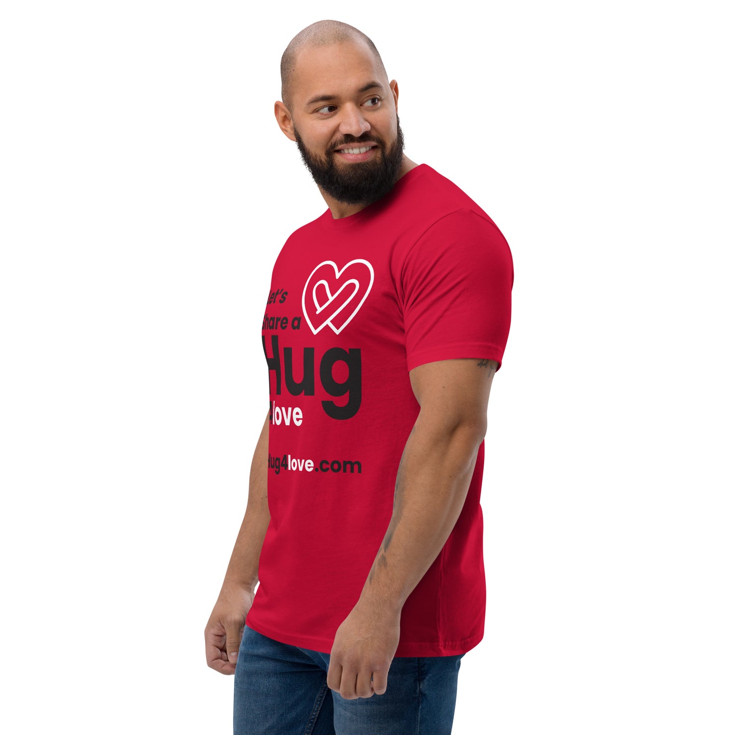 Hug4love™ Men Short Sleeve ajusted T-shirt