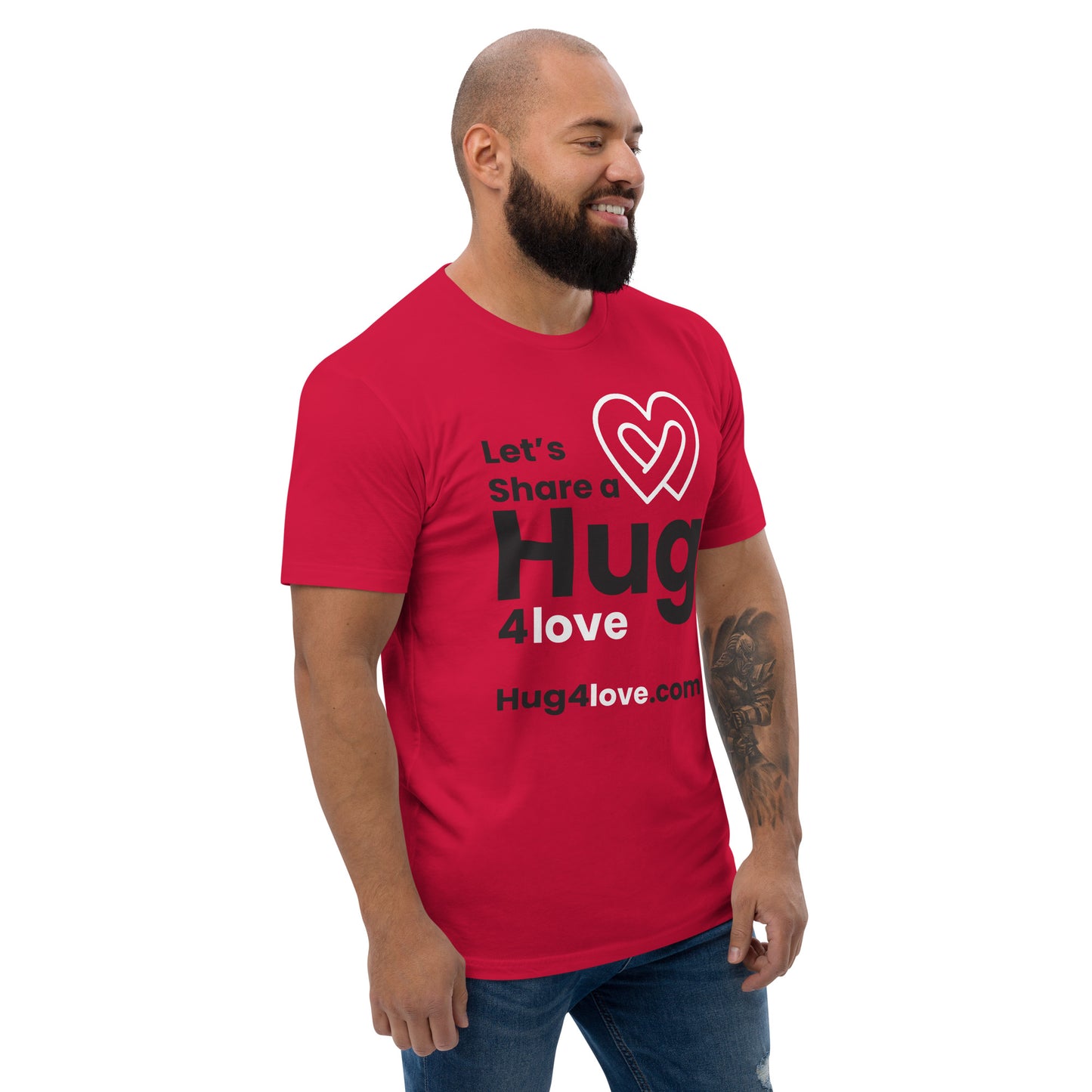 Hug4love™ Men Short Sleeve ajusted T-shirt