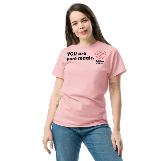 ACT4LOVE™ Uplifting Women Relaxed  T-Shirt – Black Text (Limited Edition)