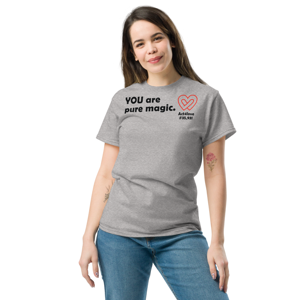 ACT4LOVE™ Uplifting Women Relaxed  T-Shirt – Black Text (Limited Edition)