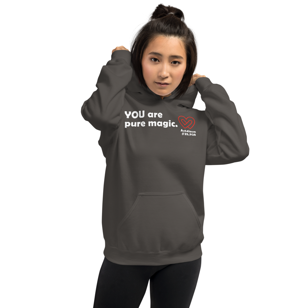 Act4love™ Uplifting Women Hoodie – White Text (Limited Edition)