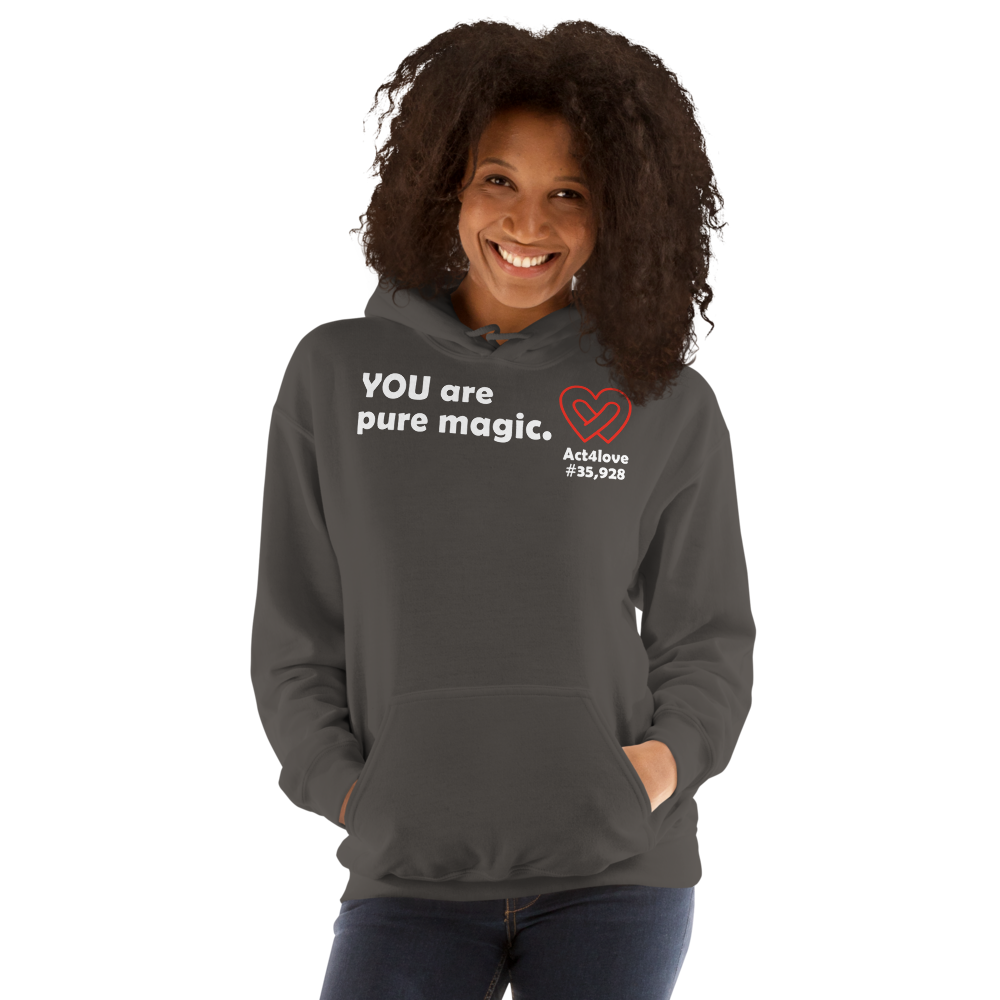 Act4love™ Uplifting Women Hoodie – White Text (Limited Edition)