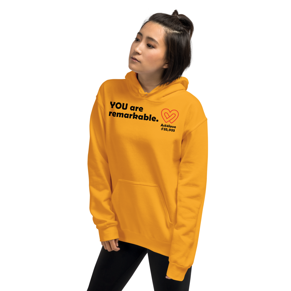 Act4love™ Uplifting Women Hoodie – Black Text (Limited Edition)